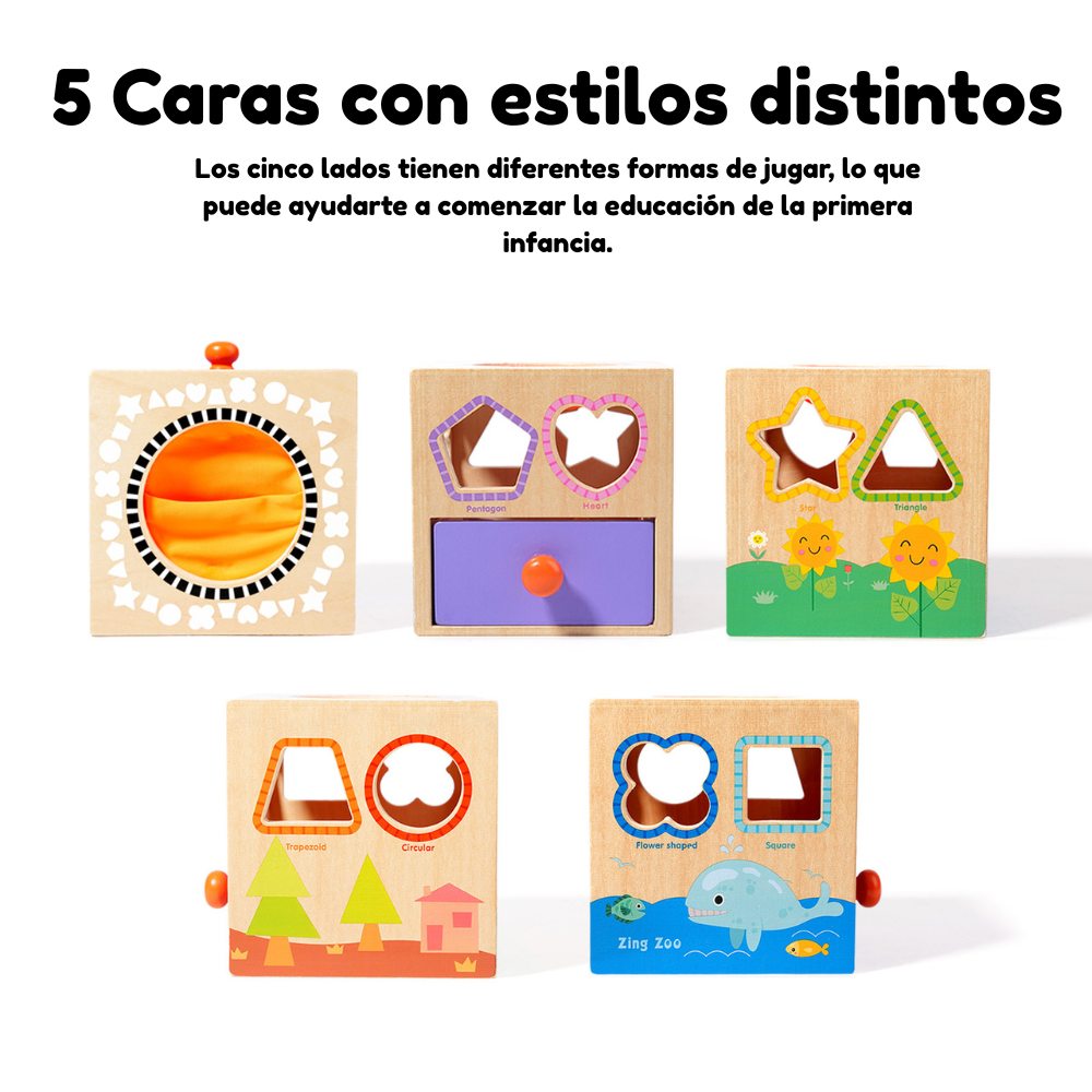 CAJA SENSORIAL TACTIL DE MADERA MONTESSORI - 4