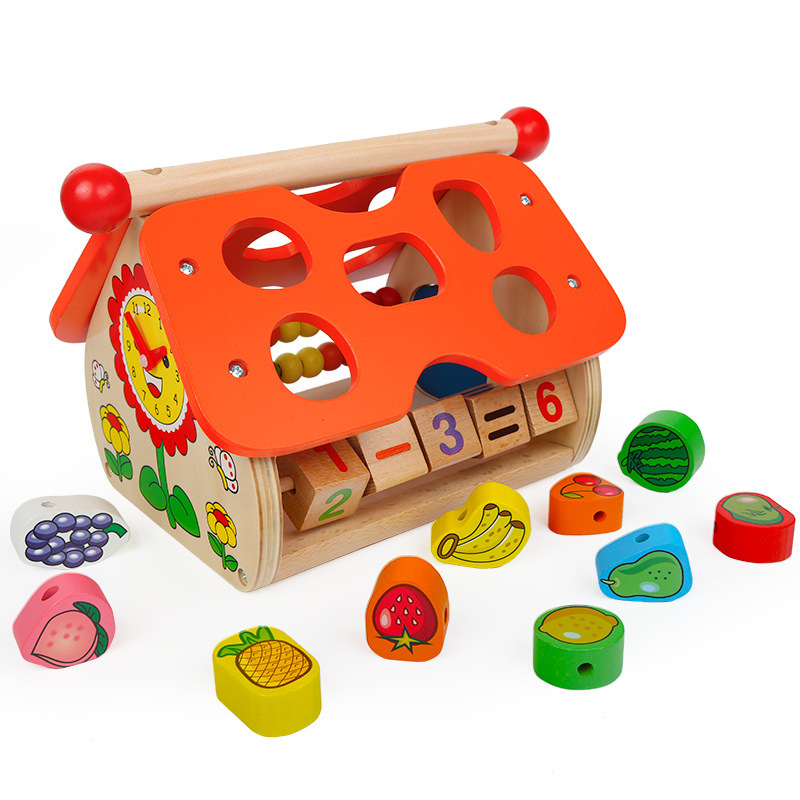 CASA EDUCATIVA JUEGO DE ENCAJE DE MADERA MONTESSORI - 4