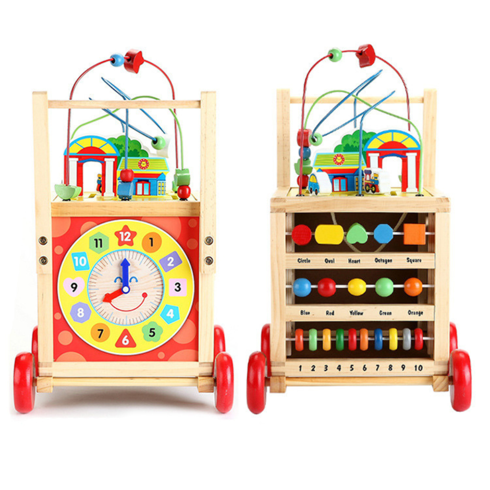 CARRO CAMINADOR EDUCATIVO DE MADERA MONTESSORI - 4