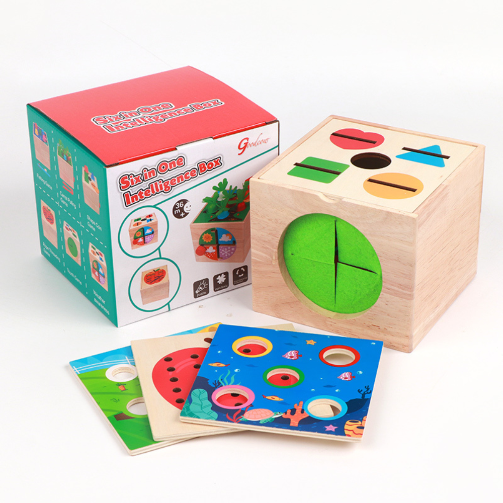 JUEGO DE ENCAJE Y PESCA MULTIFUNCIONAL EDUCATIVA MONTESSORI - 6
