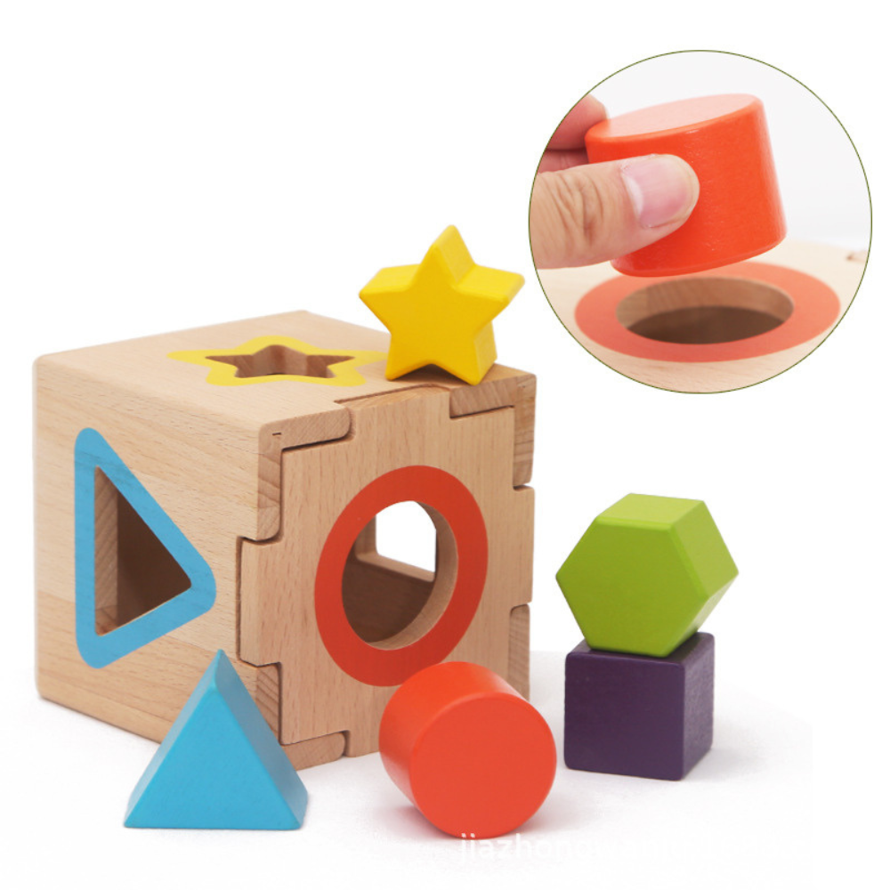 SET DIDACTICO JIRAFA DE MADERA MONTESSORI - 3