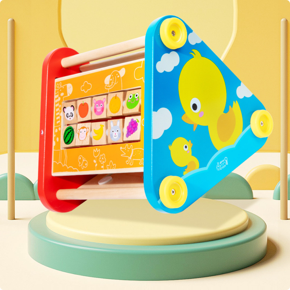 JUEGO DE ENCAJE MULTIFUNCIONAL DE MADERA MONTESSORI - 5