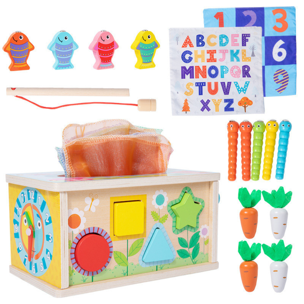 CAJA MULTIFUNCION DE ESTIMULACION MONTESSORI - 1