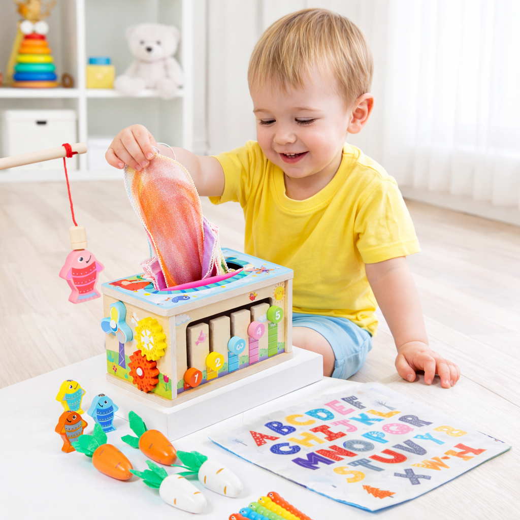 CAJA MULTIFUNCION DE ESTIMULACION MONTESSORI - 6