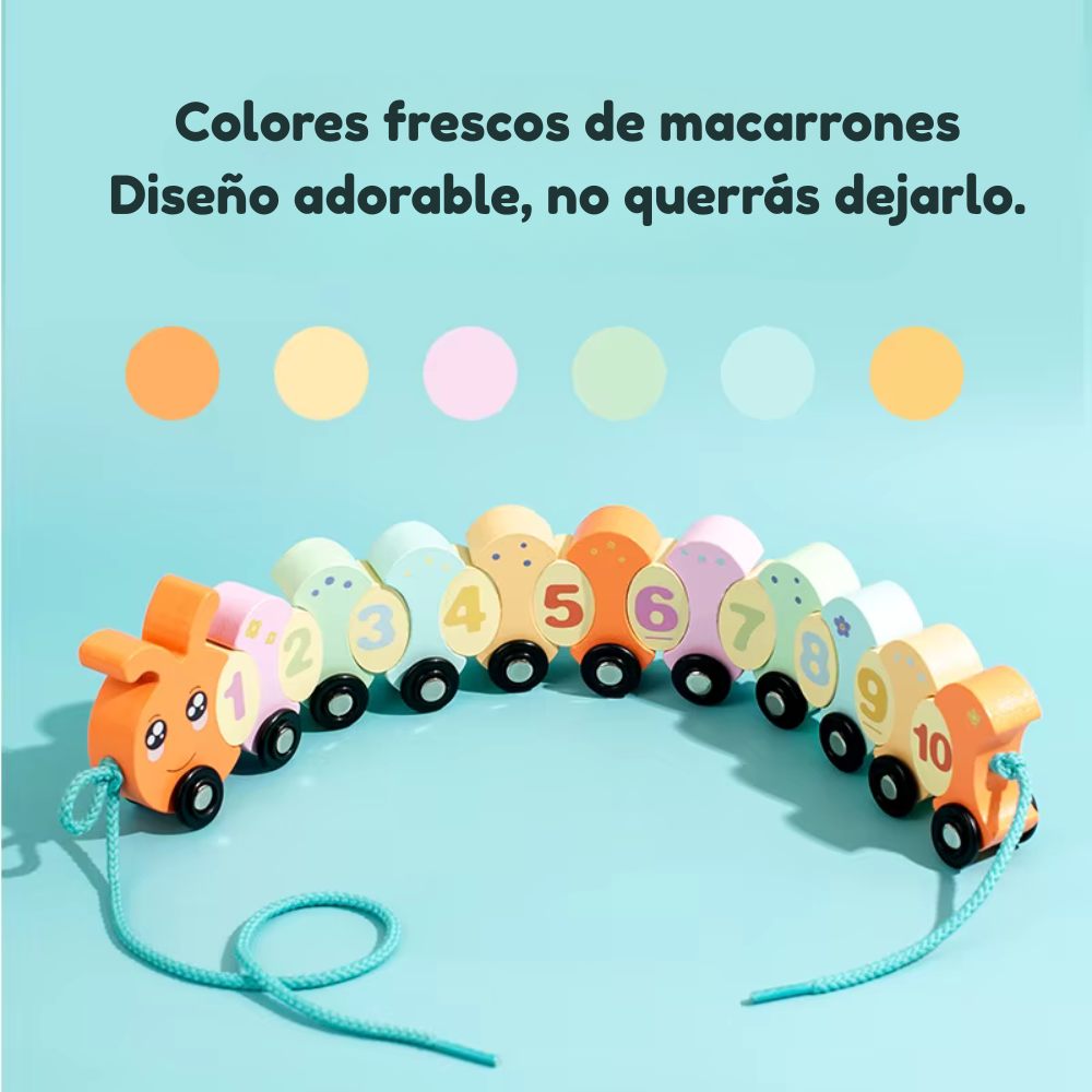 TREN ORUGA ARTICULADO EDUCATIVO MONTESSORI - 5