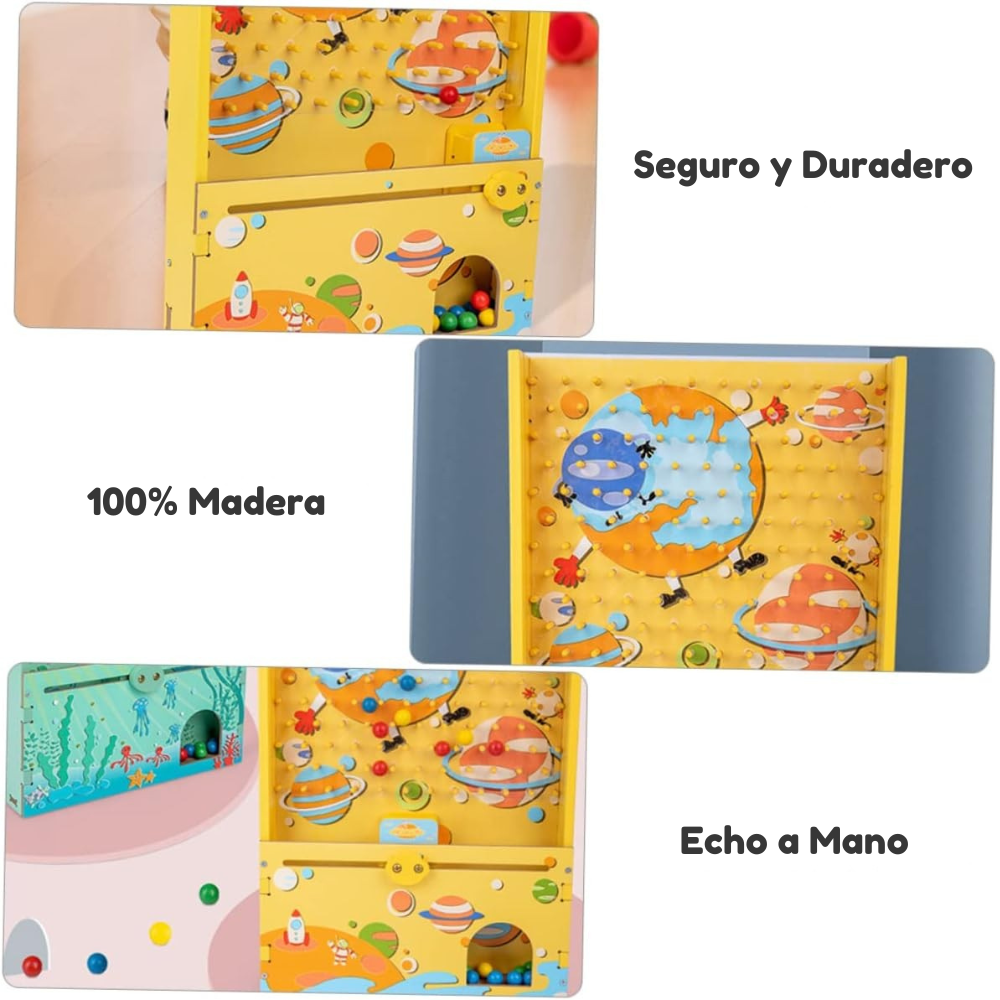 JUEGO DE REACCION Y RECEPCION DE MADERA MONTESSORI - 2