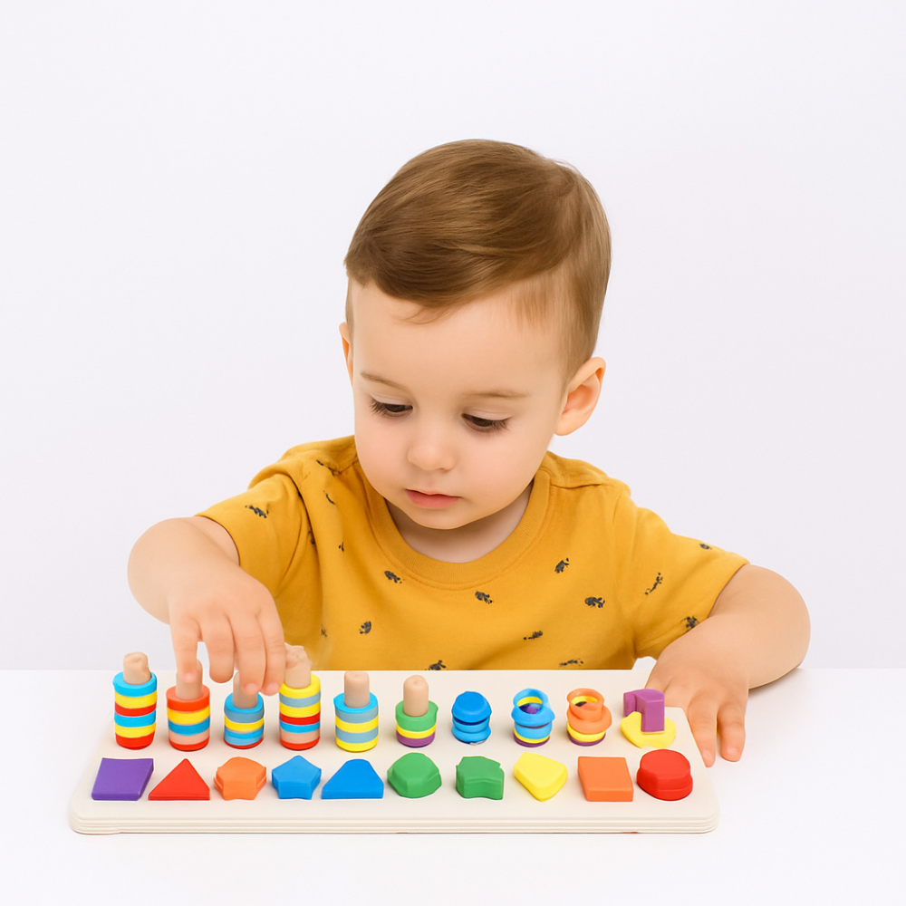 ABACO TABLERO EDUCATIVO CON NUMEROS MONTESSORI - 5