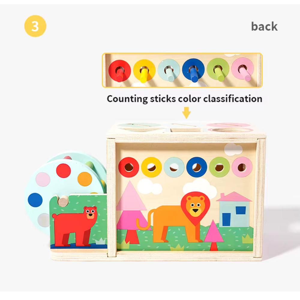 CAJA SENSORIAL TACTIL DE MADERA MONTESSORI - 4