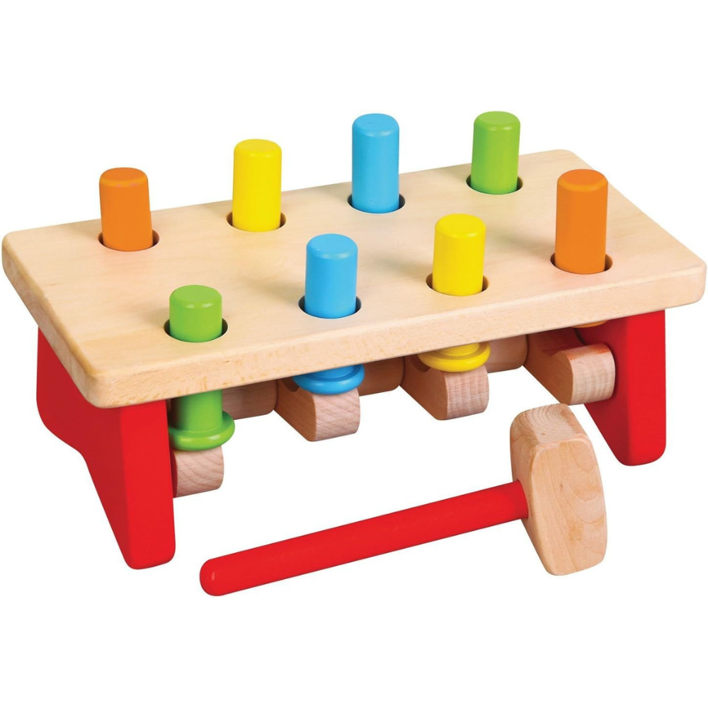 JUEGO MARTILLO EDUCATIVO MONTESSORI DE MADERA - 4