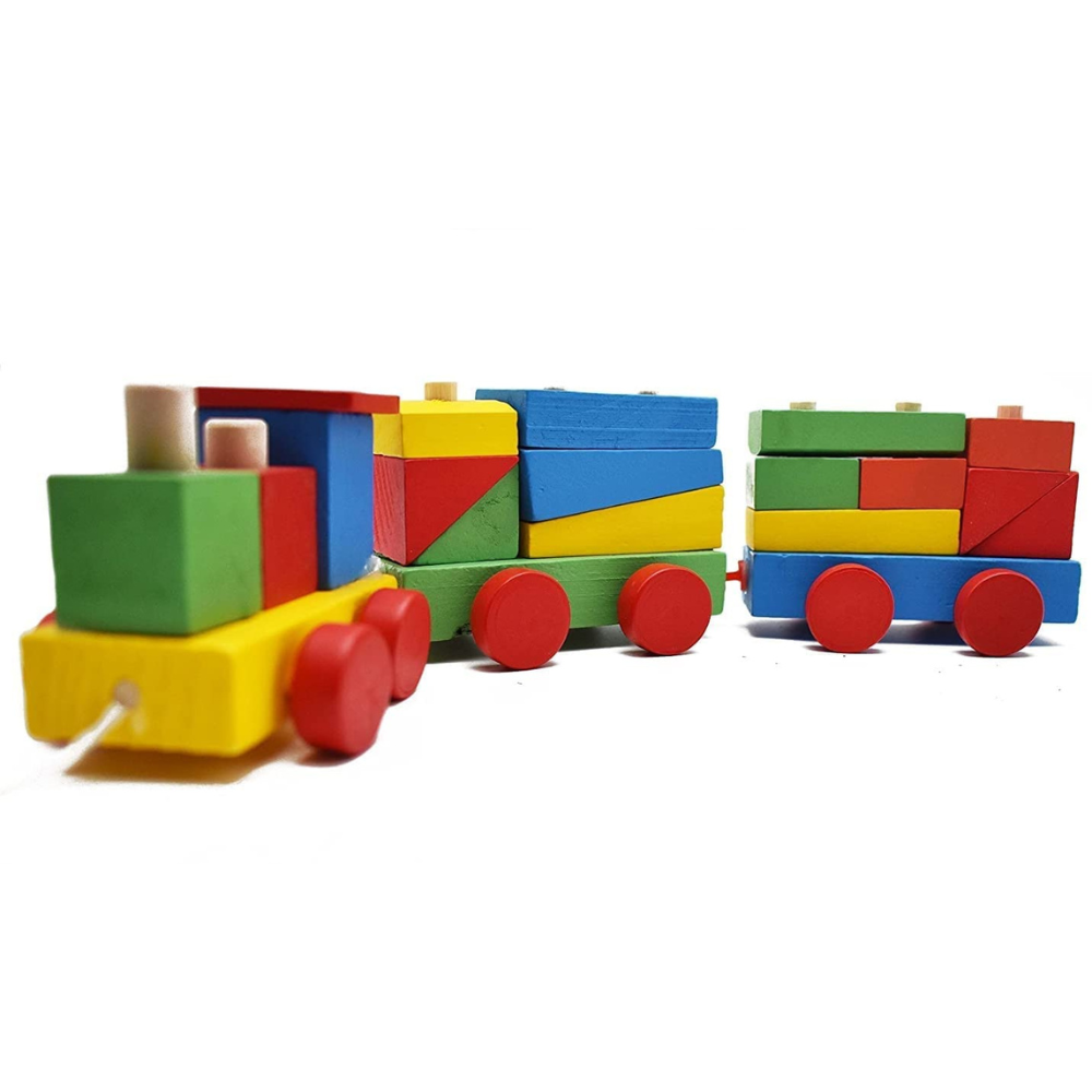 TREN DE ENCAJE DE FIGURAS EDUCATIVO MONTESSORI - 2