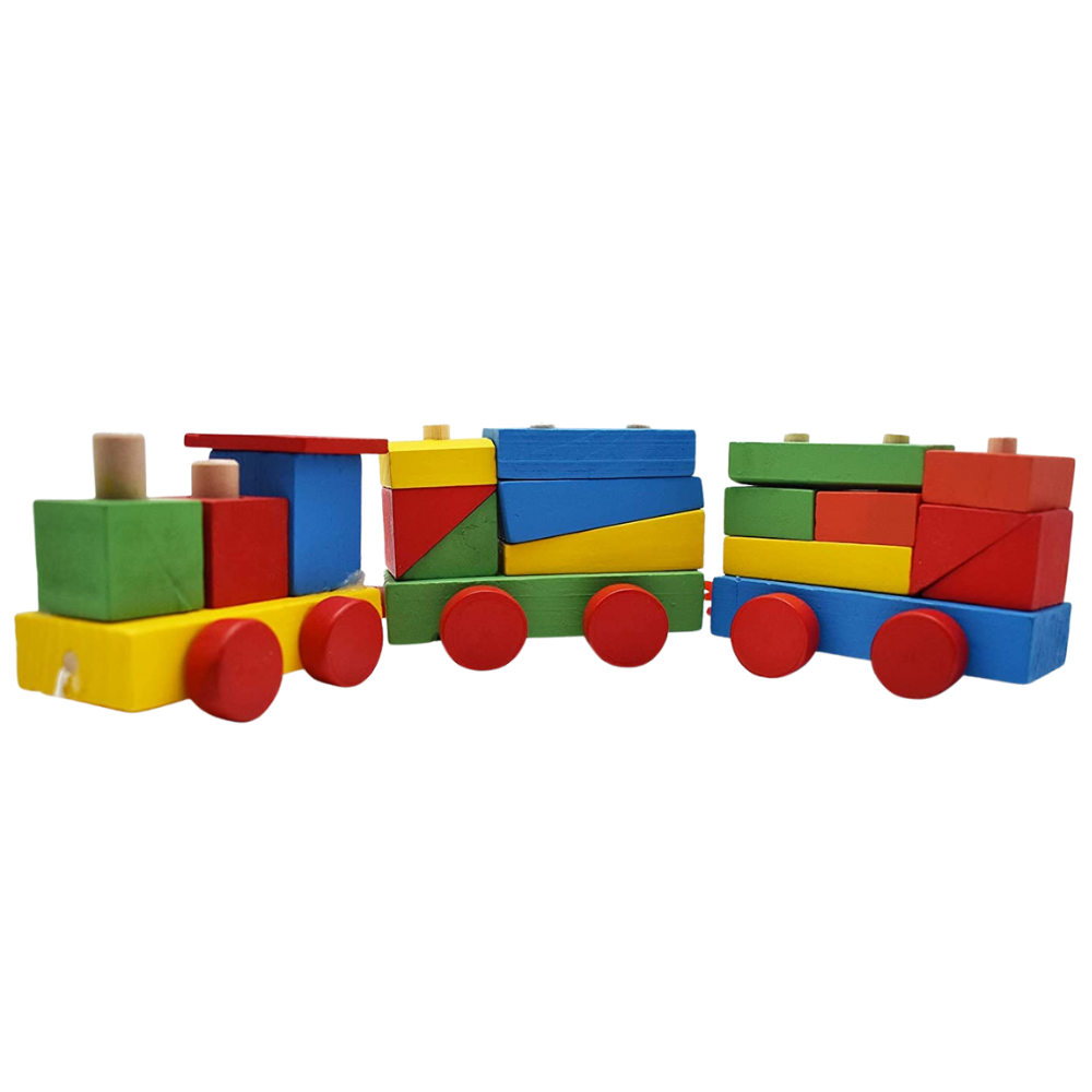 TREN DE ENCAJE DE FIGURAS EDUCATIVO MONTESSORI - 3