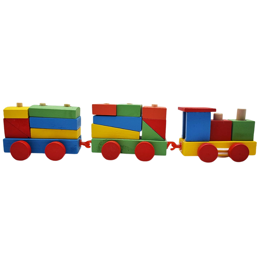 TREN DE ENCAJE DE FIGURAS EDUCATIVO MONTESSORI - 4