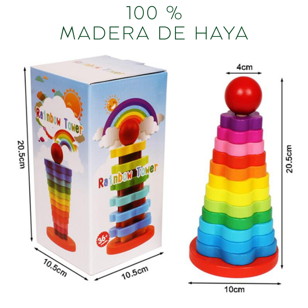 TORRE DE MADERA FLOR EDUCATIVA MONTESSORI - 6