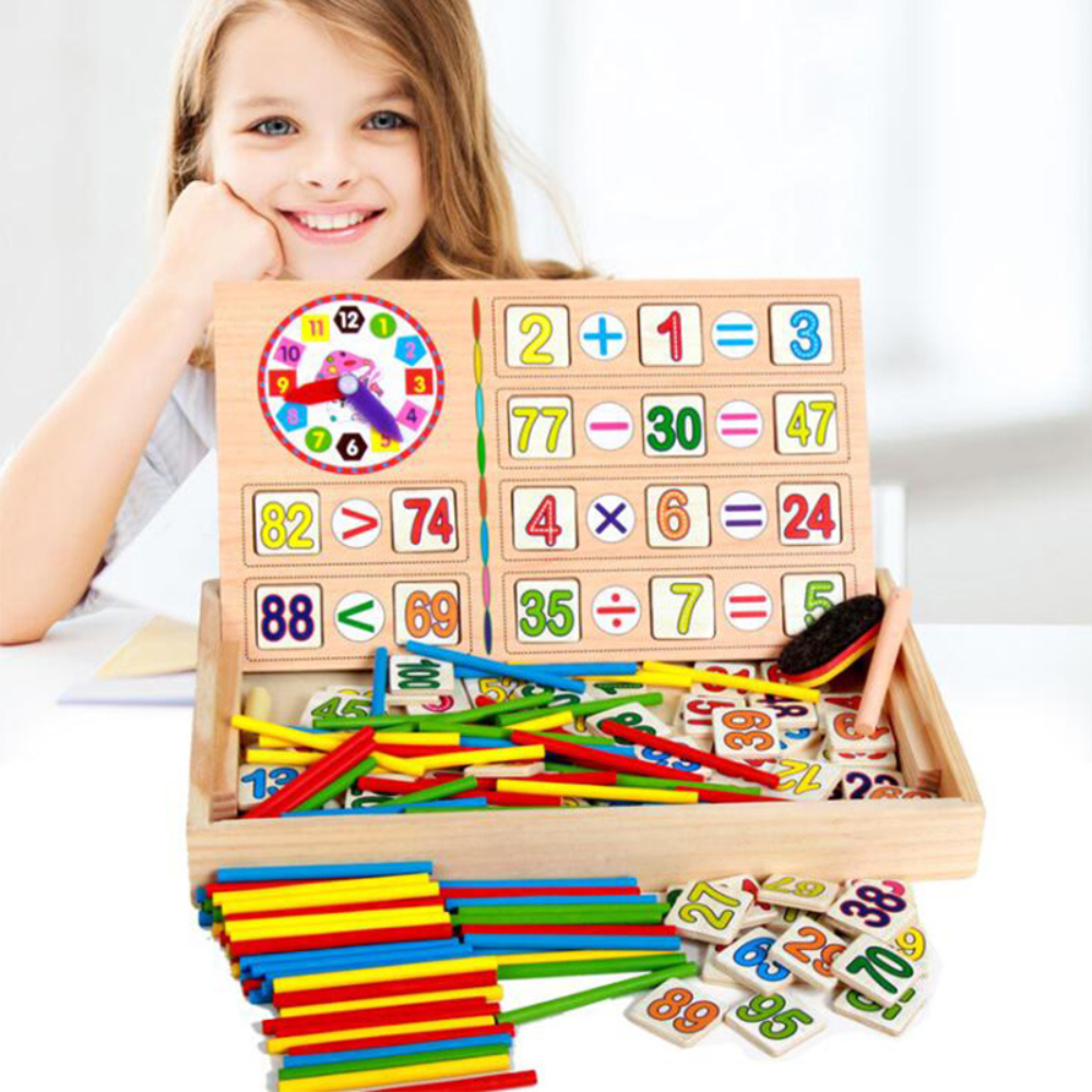 PIZARRA EDUCATIVA MULTIFUNCIONAL MONTESSORI DE MADERA - 2