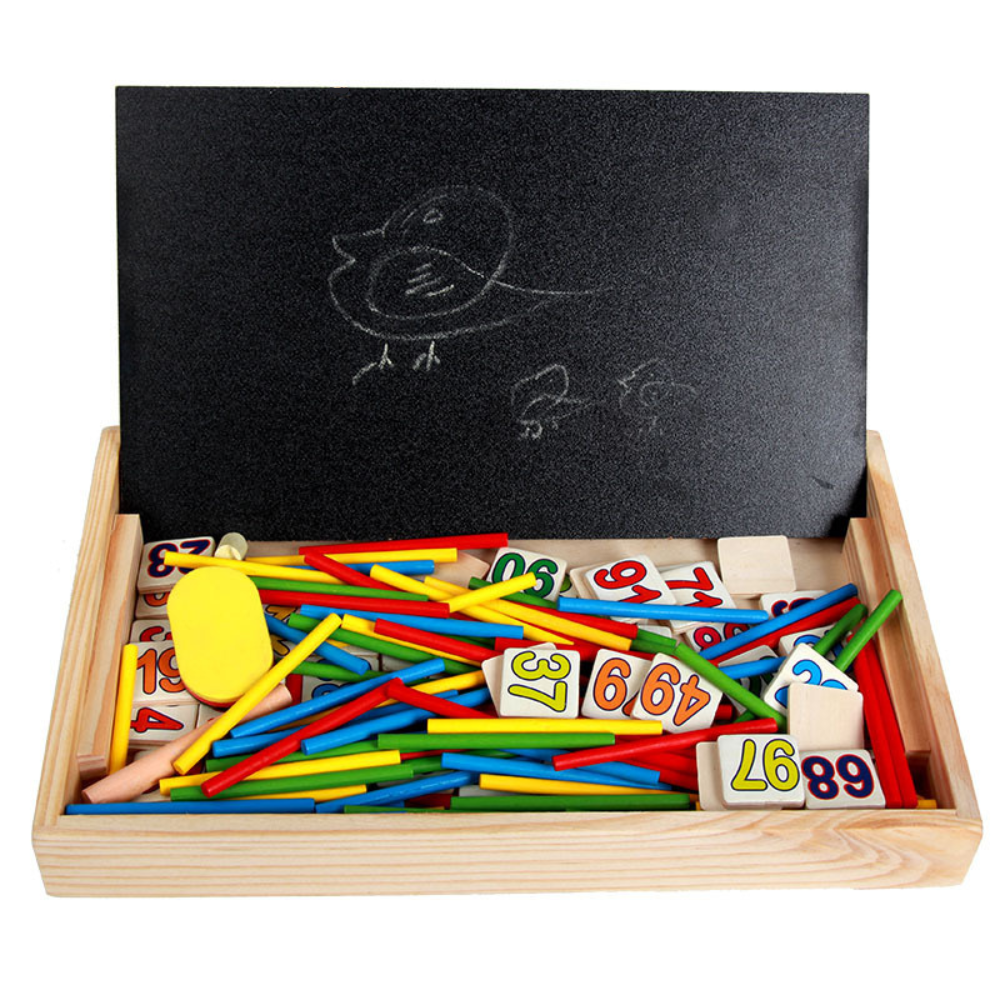 PIZARRA EDUCATIVA MULTIFUNCIONAL MONTESSORI DE MADERA - 3