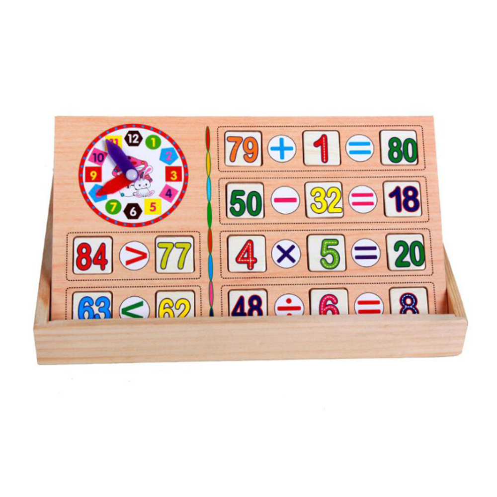 PIZARRA EDUCATIVA MULTIFUNCIONAL MONTESSORI DE MADERA - 4