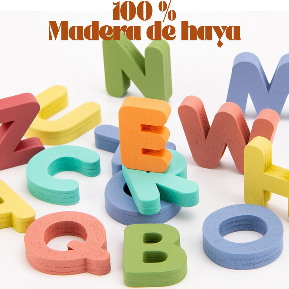 TABLERO DE LETRAS MAYUSCULAS Y MINUSCULAS MONTESSORI - 4