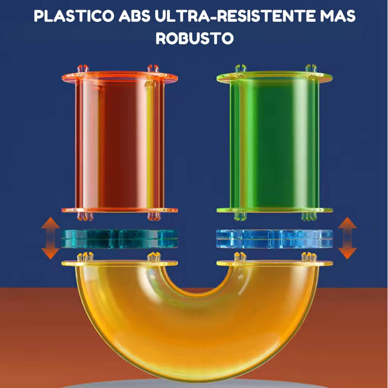 SET DE BLOQUES MAGNE TICOS CON RAMPAS Y PELOTAS – 105 PIEZAS - 4