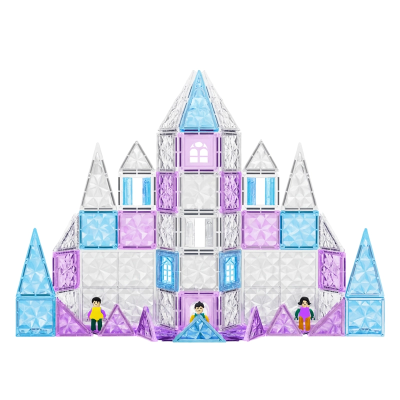 SET DE BLOQUES CASTILLO MAGNE TICOS STEM – 75 PIEZAS - 1