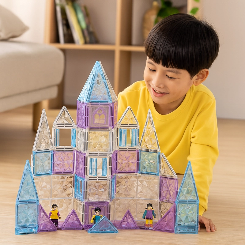 SET DE BLOQUES CASTILLO MAGNE TICOS STEM – 75 PIEZAS - 8