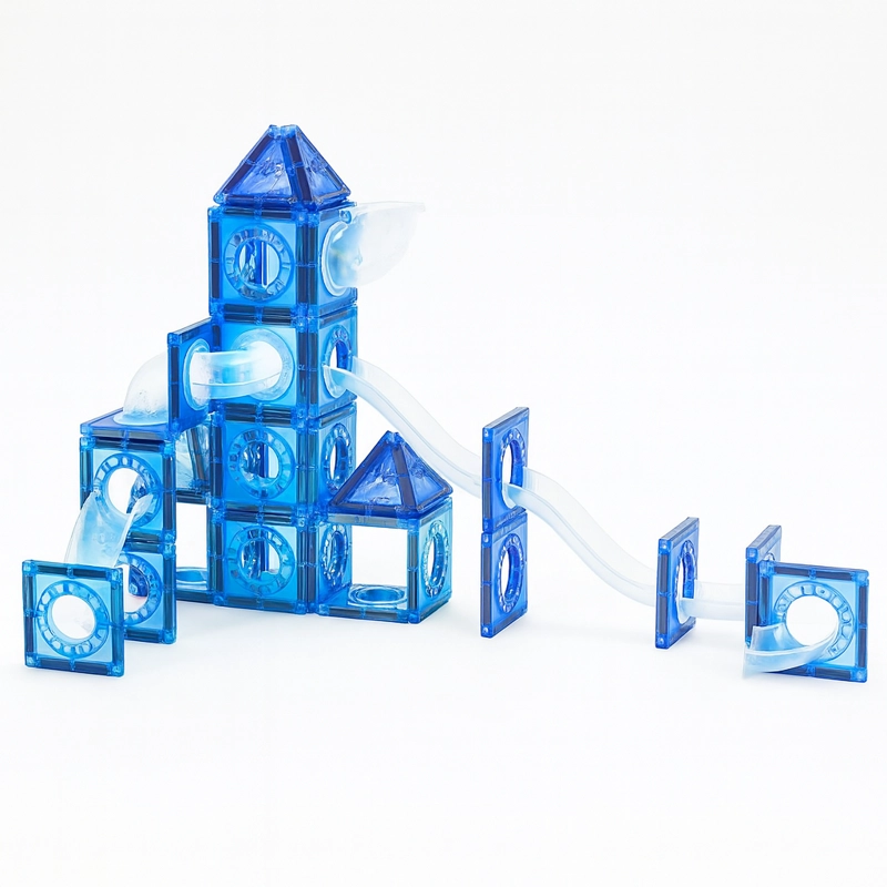 SET DE BLOQUES CASTILLO MAGNE TICOS STEM – 65 PIEZAS - 1