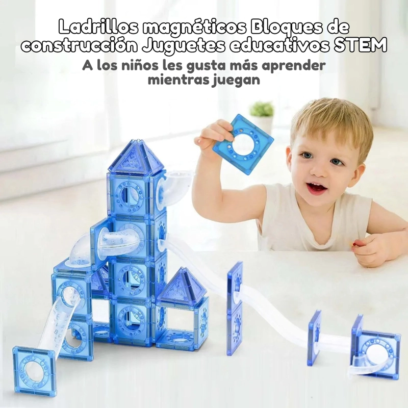 SET DE BLOQUES CASTILLO MAGNE TICOS STEM – 65 PIEZAS - 3