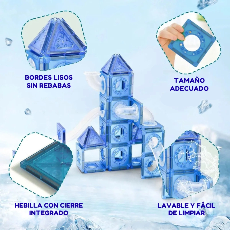 SET DE BLOQUES CASTILLO MAGNE TICOS STEM – 65 PIEZAS - 4