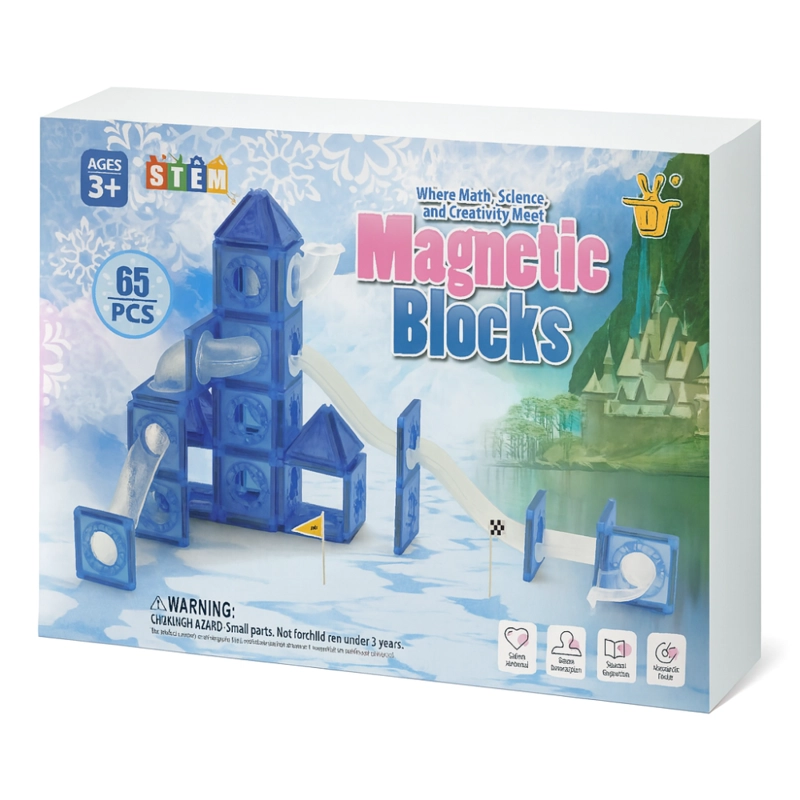SET DE BLOQUES CASTILLO MAGNE TICOS STEM – 65 PIEZAS - 8