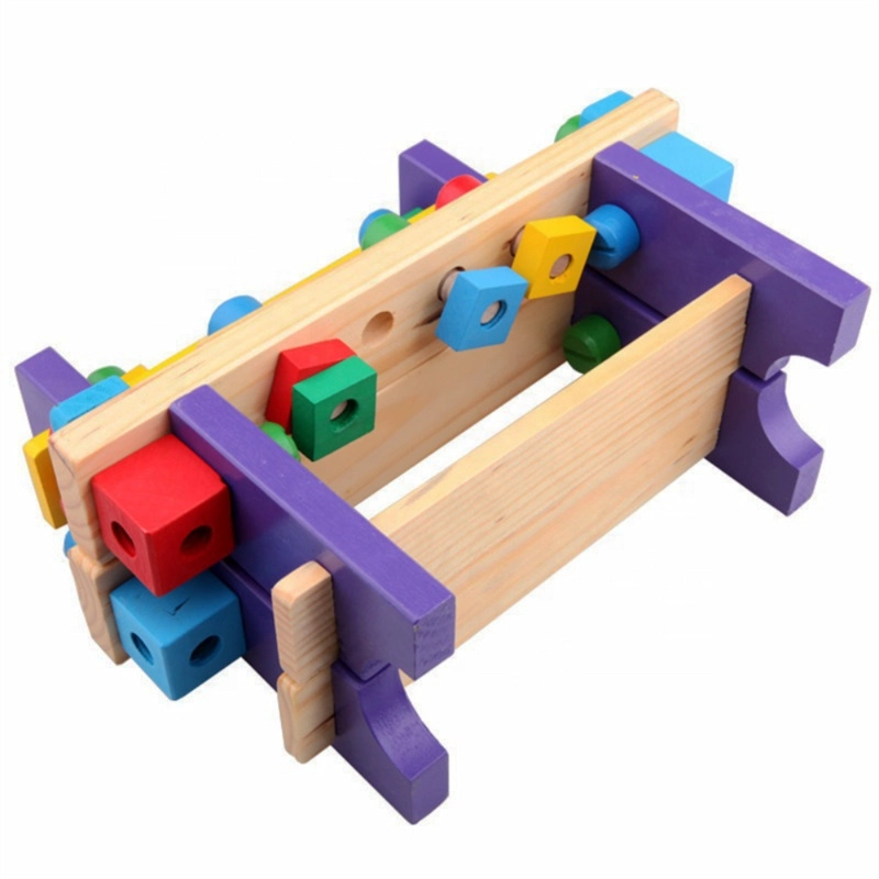 BANCO DE HERRAMIENTAS DE MADERA PARA NIÑOS MONTESSORI - 3