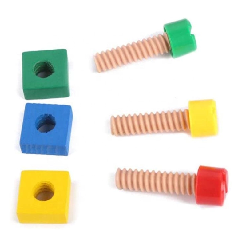 BANCO DE HERRAMIENTAS DE MADERA PARA NIÑOS MONTESSORI - 5