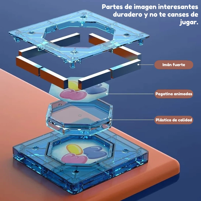 JUEGO DE BLOQUES MAGNE TICOS LUCES Y TOBOGANES – 220 PIEZAS - 8