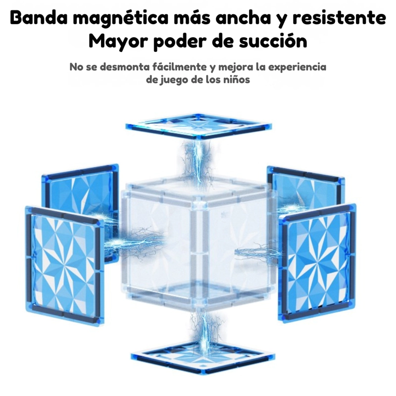 SET DE BLOQUES CASTILLO MAGNE TICOS STEM – 106 PIEZAS - 2