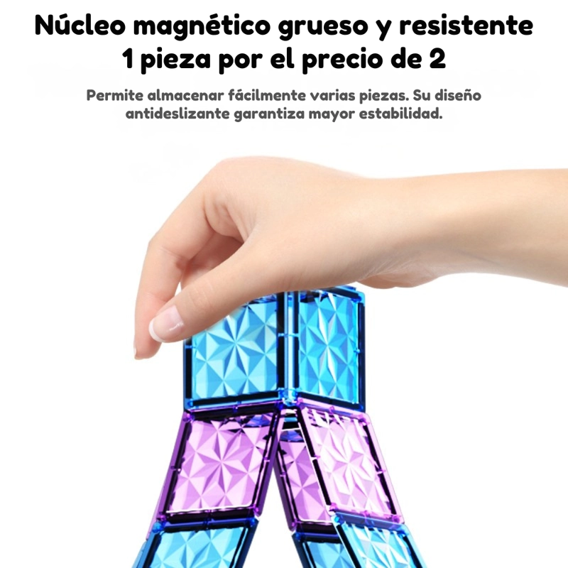 SET DE BLOQUES CASTILLO MAGNE TICOS STEM – 106 PIEZAS - 3