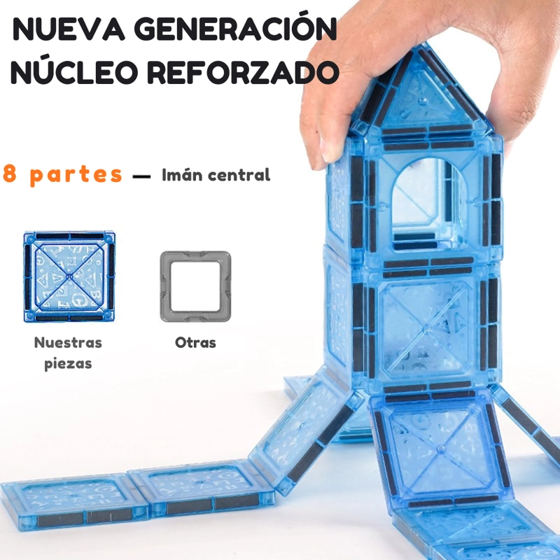 SET DE BLOQUES CASTILLO MAGNE TICOS STEM – 71 PIEZAS - 2