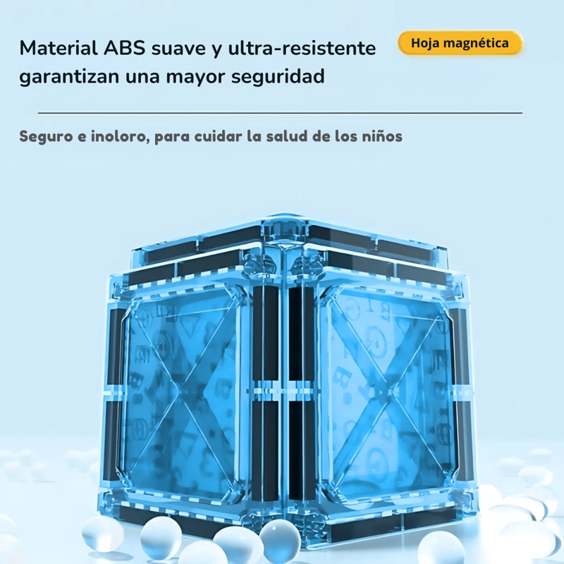 SET DE BLOQUES CASTILLO MAGNE TICOS STEM – 71 PIEZAS - 6