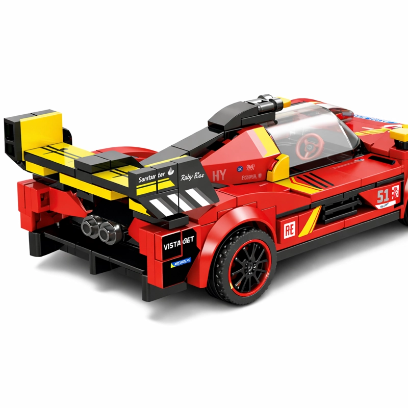AUTO DE CARRERAS PARA ARMAR 284 PIEZAS RACING SPEED - 2