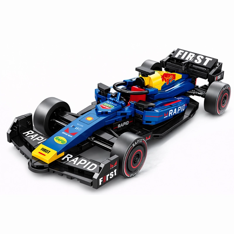 AUTO DE CARRERAS PARA ARMAR 312 PIEZAS FORMULA RACING JUGUETE STEM - 1