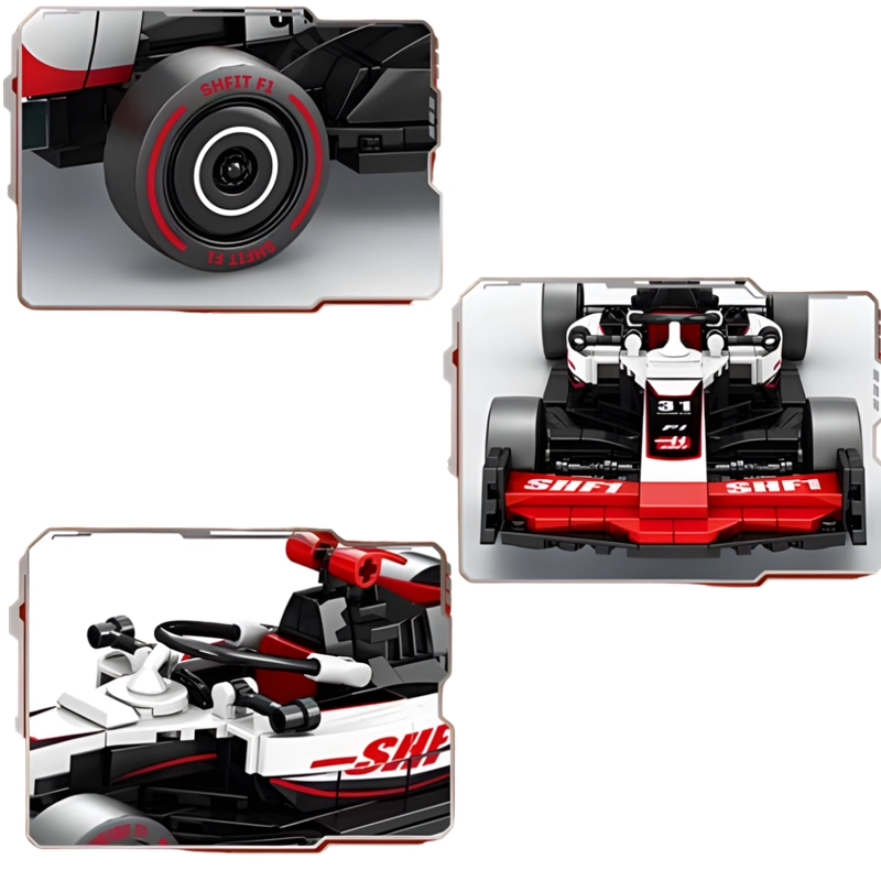 AUTO DE CARRERAS PARA ARMAR 323 PIEZAS FORMULA RACING JUGUETE STEM - 3
