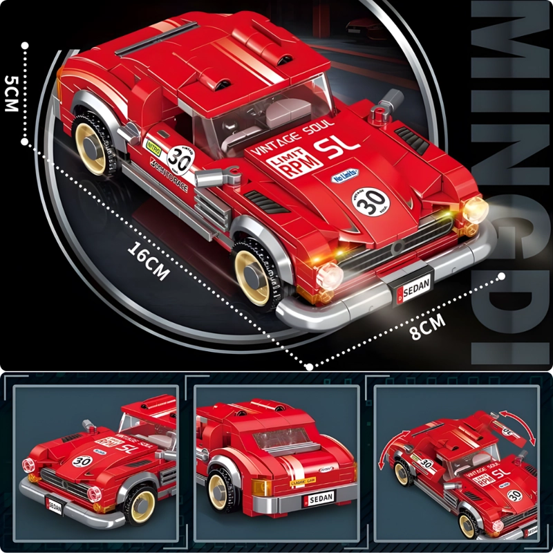 AUTO DEPORTIVO PARA ARMAR 323 PIEZAS JUGUETE DE CONSTRUCCION STEM - 2