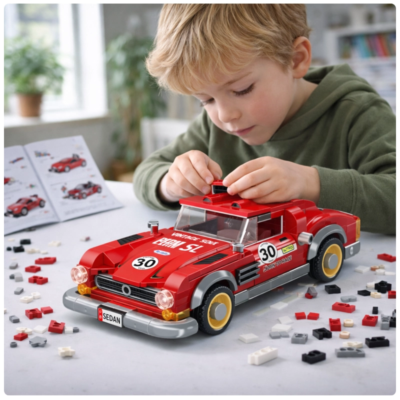 AUTO DEPORTIVO PARA ARMAR 323 PIEZAS JUGUETE DE CONSTRUCCION STEM - 5