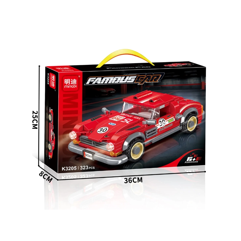AUTO DEPORTIVO PARA ARMAR 323 PIEZAS JUGUETE DE CONSTRUCCION STEM - 6