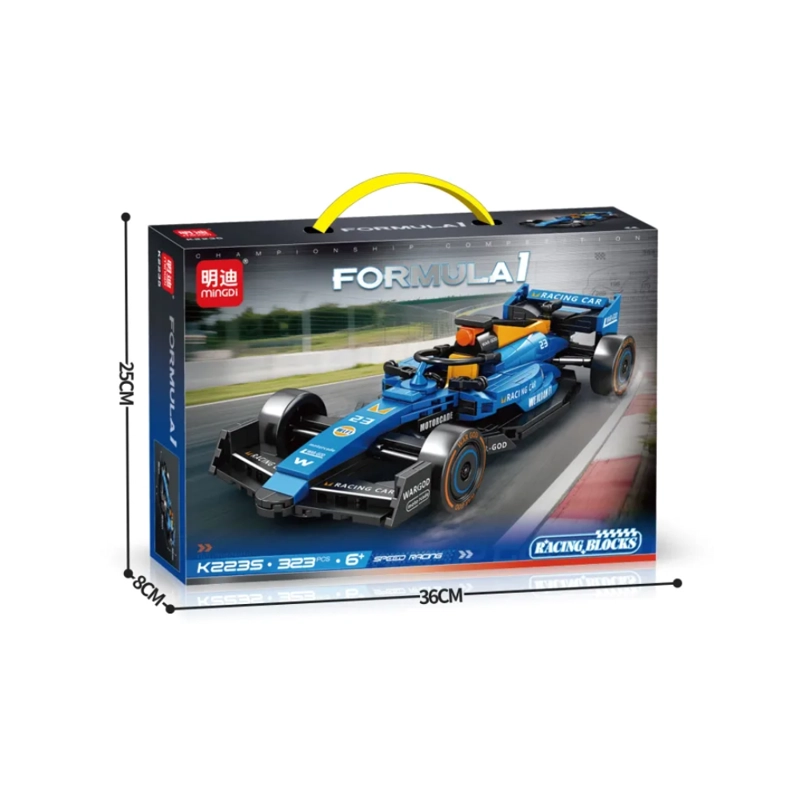 AUTO DE CARRERAS PARA ARMAR 323 PIEZAS JUGUETE STEM - 6