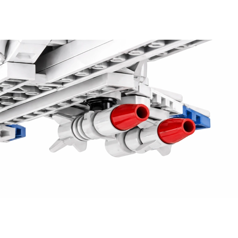 AVION DE COMBATE ARMABLE 328 PIEZAS J-15 FLYING SHARK - 3