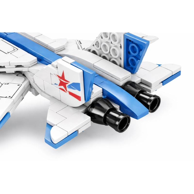 AVION DE COMBATE ARMABLE 328 PIEZAS J-15 FLYING SHARK - 4