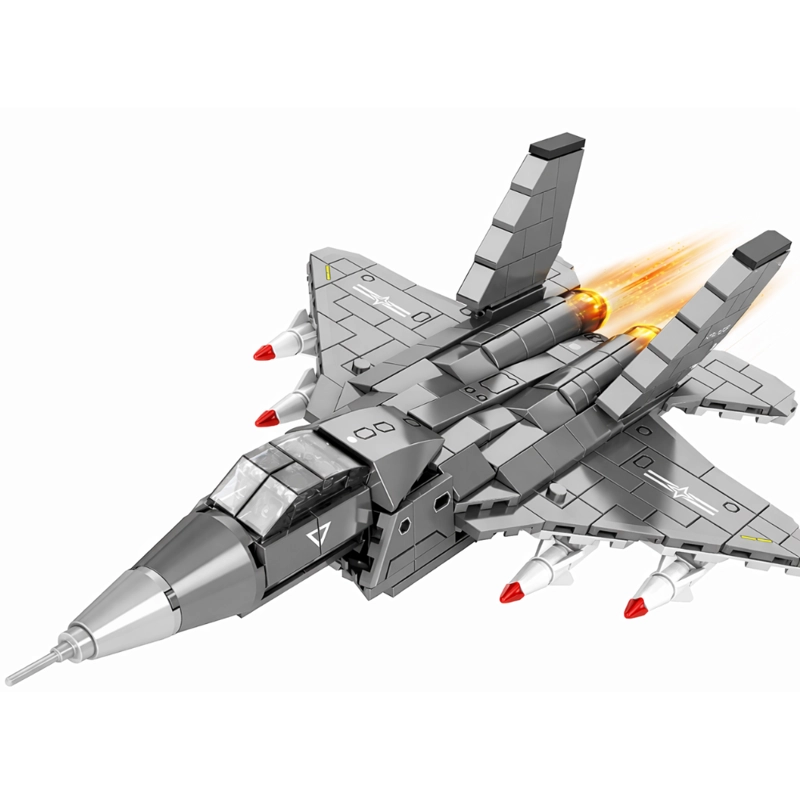 AVION DE COMBATE ARMABLE 317 PIEZAS J-35 WARPLANE K2057 STEM - 1