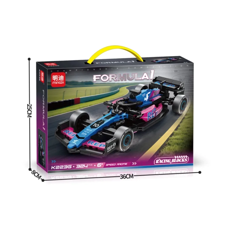 AUTO DE CARRERAS PARA ARMAR 324 PIEZAS JUGUETE STEM - 5