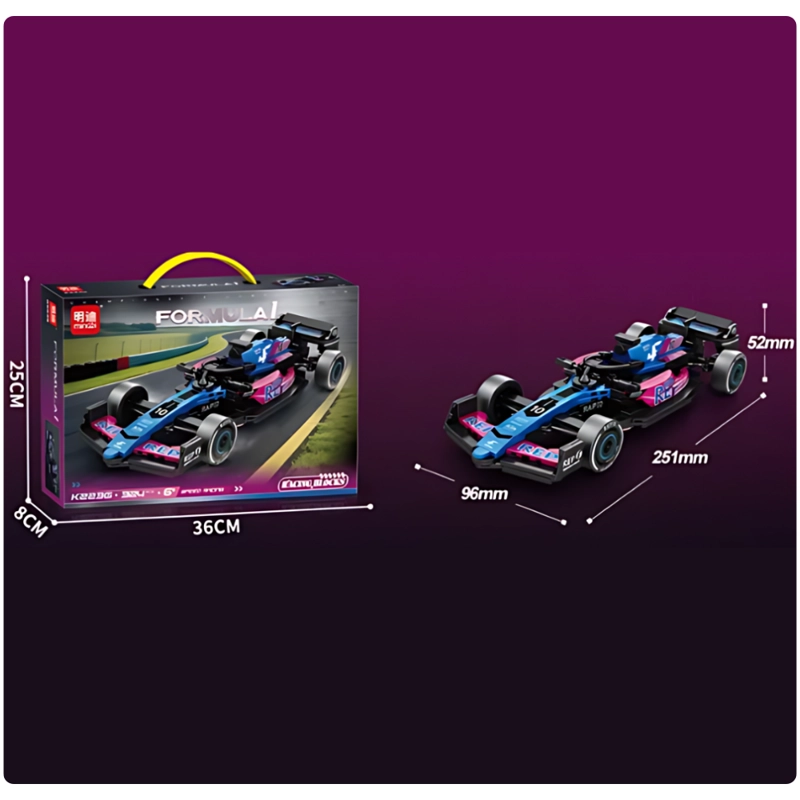AUTO DE CARRERAS PARA ARMAR 324 PIEZAS JUGUETE STEM - 7