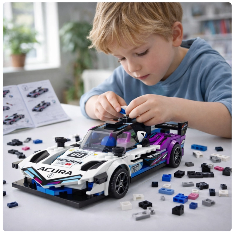 AUTO DEPORTIVO PARA ARMAR 276 PIEZAS JUGUETE DE CONSTRUCCION STEM - 7
