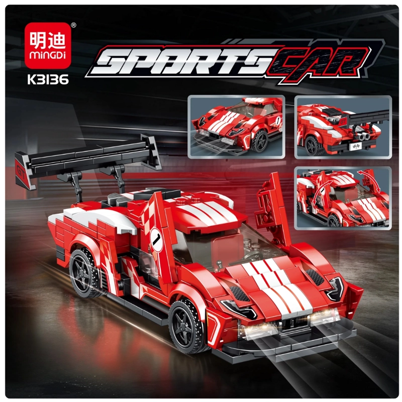 AUTO DEPORTIVO PARA ARMAR 307 PIEZAS JUGUETE DE CONSTRUCCION STEM - 3