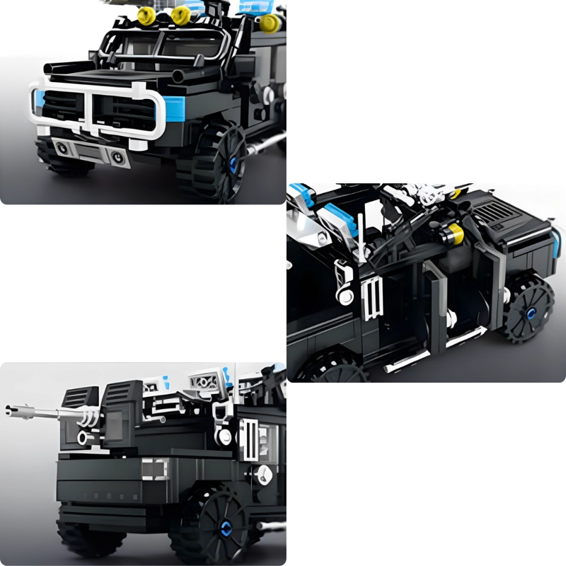 VEHICULO BLINDADO ARMABLE 303 PIEZAS – ARMOR VEHICLE K2060 STEM - 3